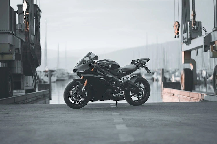 Woman riding on Honda ADV 160 Motorcycle